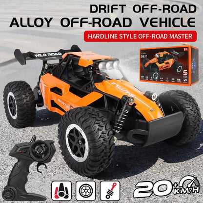RC Off-Road Car 1:16 Scale | High-Speed 20KM/H 2WD Electric Monster Truck with 2.4G Remote