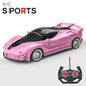 1/18 RC Car with LED Lights | High-Speed 2.4G Remote Control Sports Car for Kids