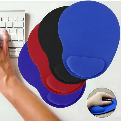 Ergonomic Wrist Rest Mouse Pad | Comfortable Non-Slip Soft Mousepad for PC & Laptop
