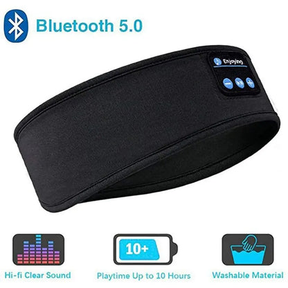 Bluetooth Sports Sleeping Headband | Wireless Earphones with Music & Eye Mask