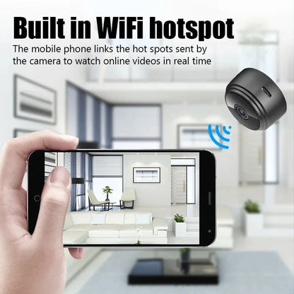A9 WiFi Mini Camera | Wireless Smart Home Security Camera for Infants, Pets & Home Monitoring