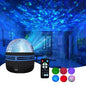 USB Galaxy Projector Night Light | 360° Rotating Aurora Lamp with Remote Control