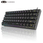 MageGee Mini 60% Gaming Keyboard | 61-Key RGB Backlit, Ergonomic & Waterproof Mechanical-Feel Keyboard