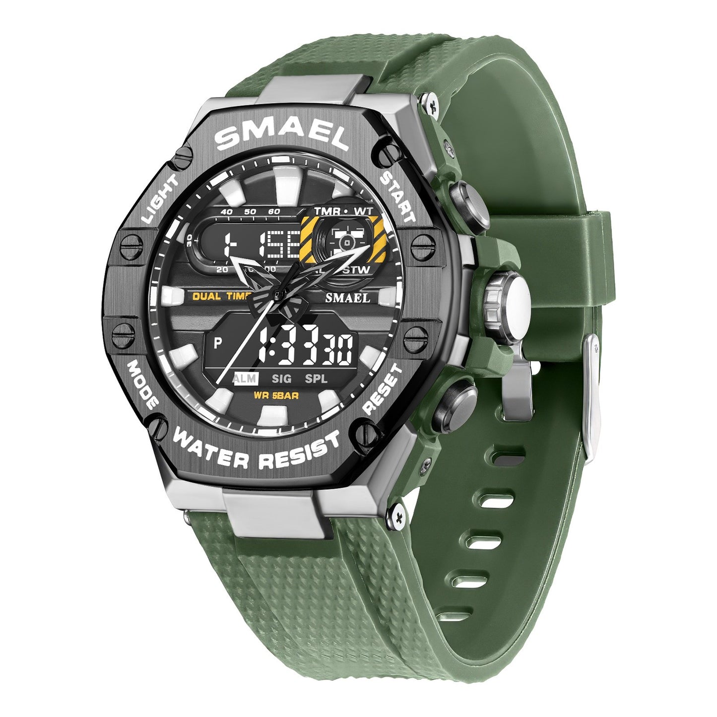 Digital Alloy Electronic Watch for Men | Stylish LED Wristwatch