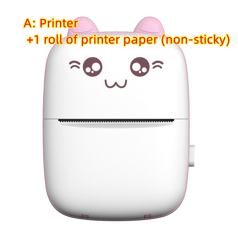 Mini Portable Bluetooth & WiFi Printer | Mobile Photo & Note Printer for Students, Pocket Label & Error Printing