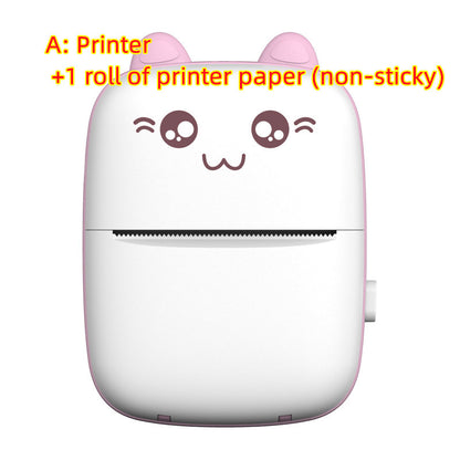 Mini Portable Bluetooth & WiFi Printer | Mobile Photo & Note Printer for Students, Pocket Label & Error Printing