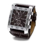 Men’s Military-Style Watch | Square Dial with Simulated Three-Layer Design