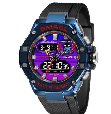 Digital Alloy Electronic Watch for Men | Stylish LED Wristwatch