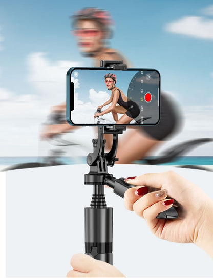 360° Auto Face Tracking Gimbal | AI Smart Phone Holder Stabilizer Tripod for Video, Vlog & Live Streaming