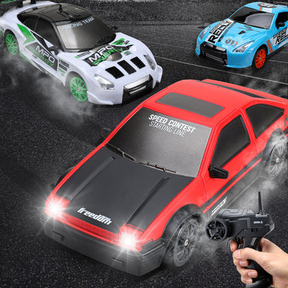 2.4G 4WD RC Drift Car | GTR AE86 Model Remote Control Racing Car Toy for Kids & Christmas Gifts