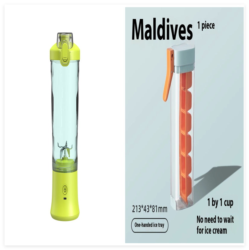 Portable Blender Juicer | Personal Mini Blender with 6-Blade System for Smoothies, Shakes & Kitchen Use