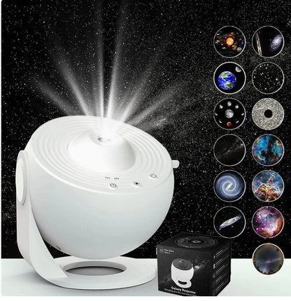 Galaxy Starry Sky Projector Night Light | 360° Rotating Planetarium Lamp for Kids Bedroom, Valentine’s Day & Wedding Decor