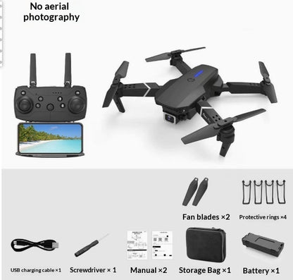E88 Drone 4K HD Dual Camera | Remote Control Aerial Photography Quadcopter Toy