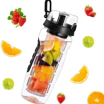 32oz Fruit Infuser Water Bottle | BPA-Free Sports Infusing Bottle with Removable Infuser for Detox Water & Juice